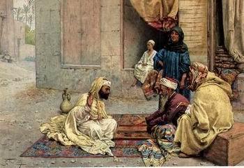 unknow artist Arab or Arabic people and life. Orientalism oil paintings 17 oil painting image